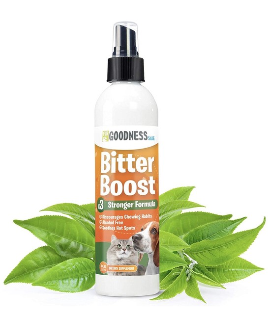 Fur Goodness Sake Bitter Apple Anti Chew Spray for Dogs to Deter