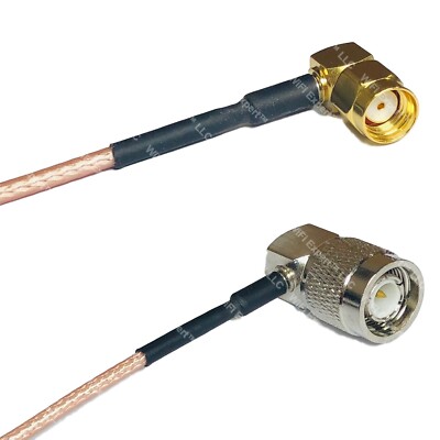 RG316 RP-TNC Male Angle To N Female Bulkhead Angle RF Cable - Foto 13