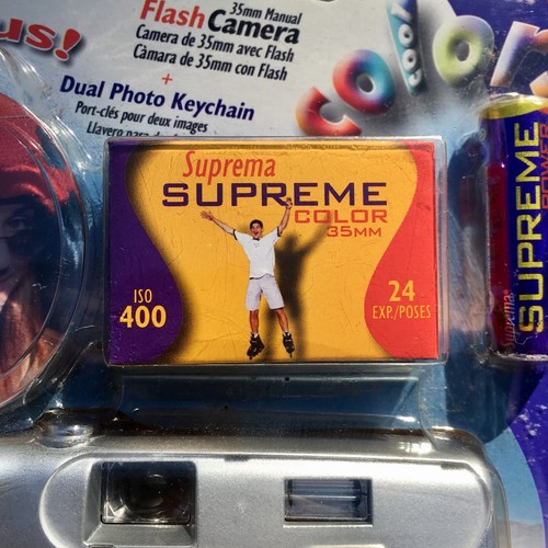 Suprema Mini Gtg 35 Mm Manual Flash Camara w/ Extras (Film/ Photo) - New/ Sealed - Picture 4 of 9