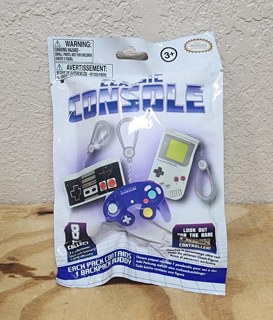 NEW* Nintendo Classic Consoles Backpack Buddies Keychain Blind Bag
