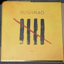 RUSH 2015 R40 TOUR CONCERT PROGRAM BOOK