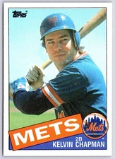 KELVIN CHAPMAN 1985 TOPPS 85 NO 751 NRMINT+             33645