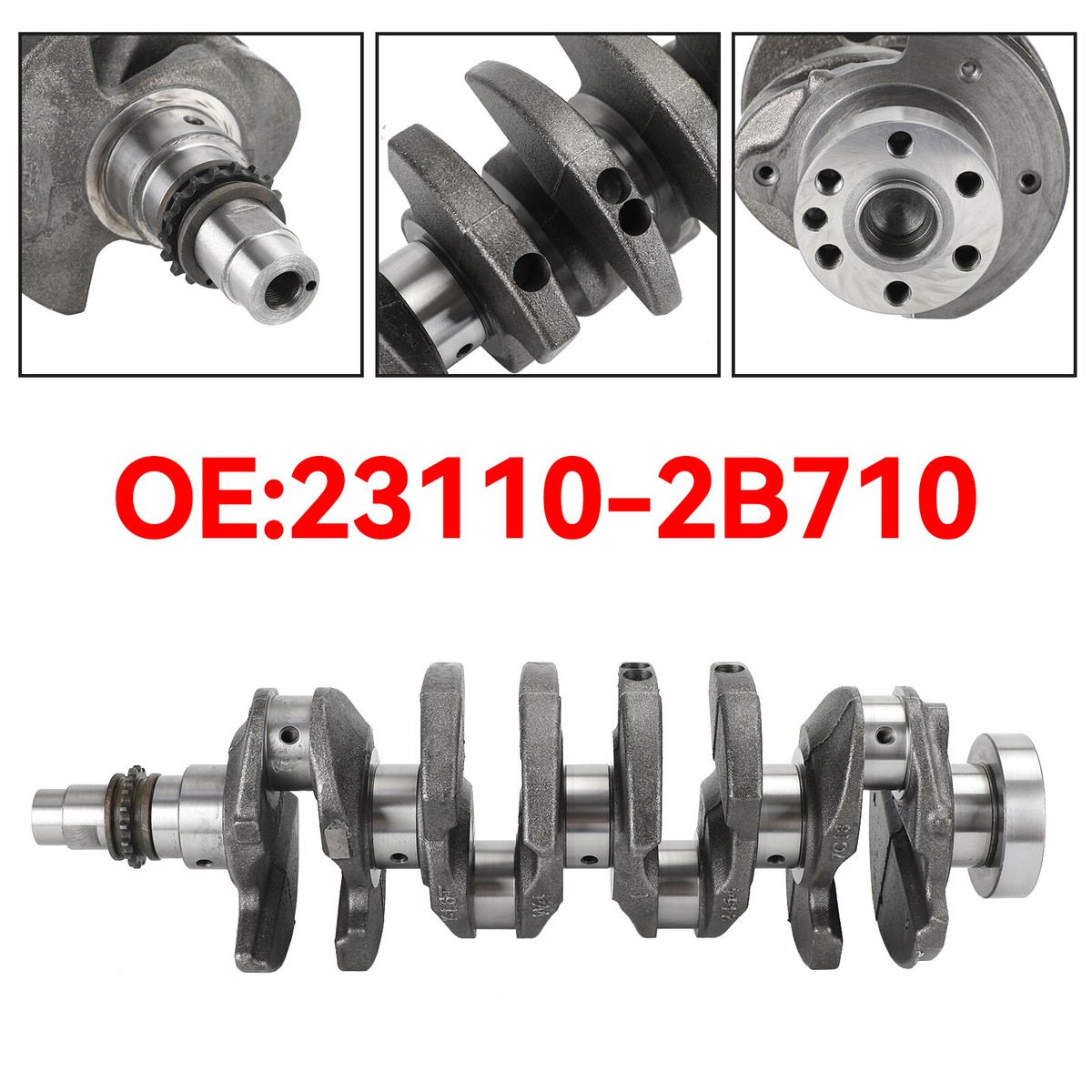 Engine Crankshaft 23110-2B710 Fits for Hyundai Kia G4FG 1.6