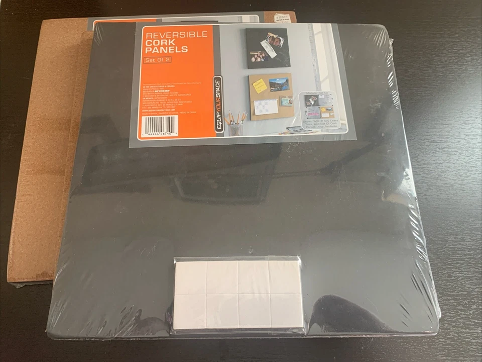 Reversable Cork Panels (3) 12 X 12 NEW - Image 3 of 4