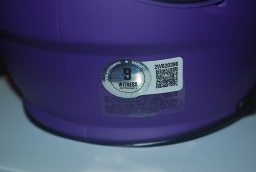 ADRIAN PETERSON Minnesota Vikings Signed RAVE Mini Helmet Beckett 2W820396 - Picture 3 of 3