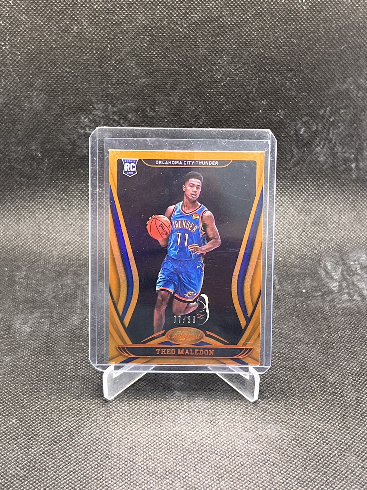 2020-21 Panini Certified Theo Maledon 77/99 Rookie Orange Mirror Parallel #167