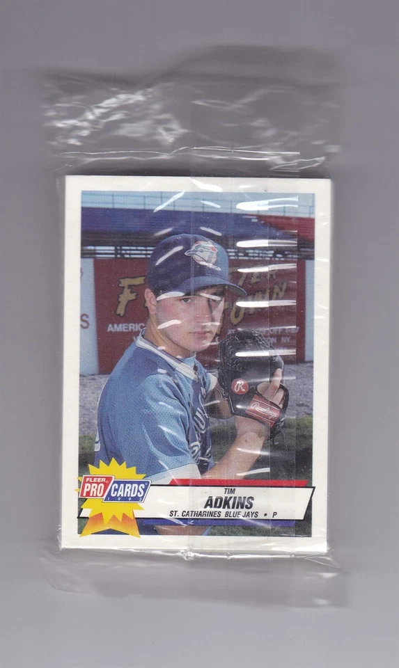 1993 Fleer ProCards St. Catharines Blue Jays Team Set 27 cards Unopened - Image 3 of 3