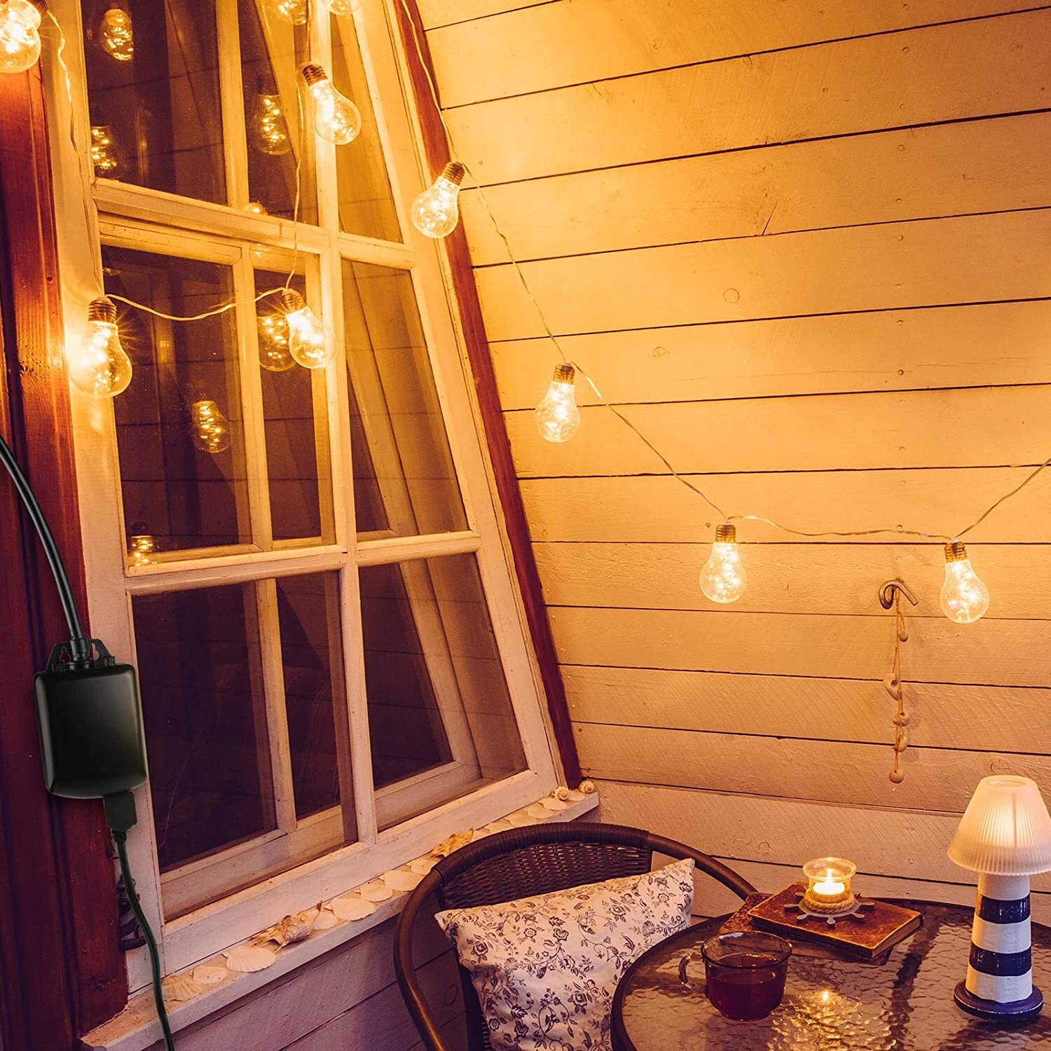 BN-LINK 7 Day Outdoor Heavy Duty Digital Programmable Timer, Dual Outlet