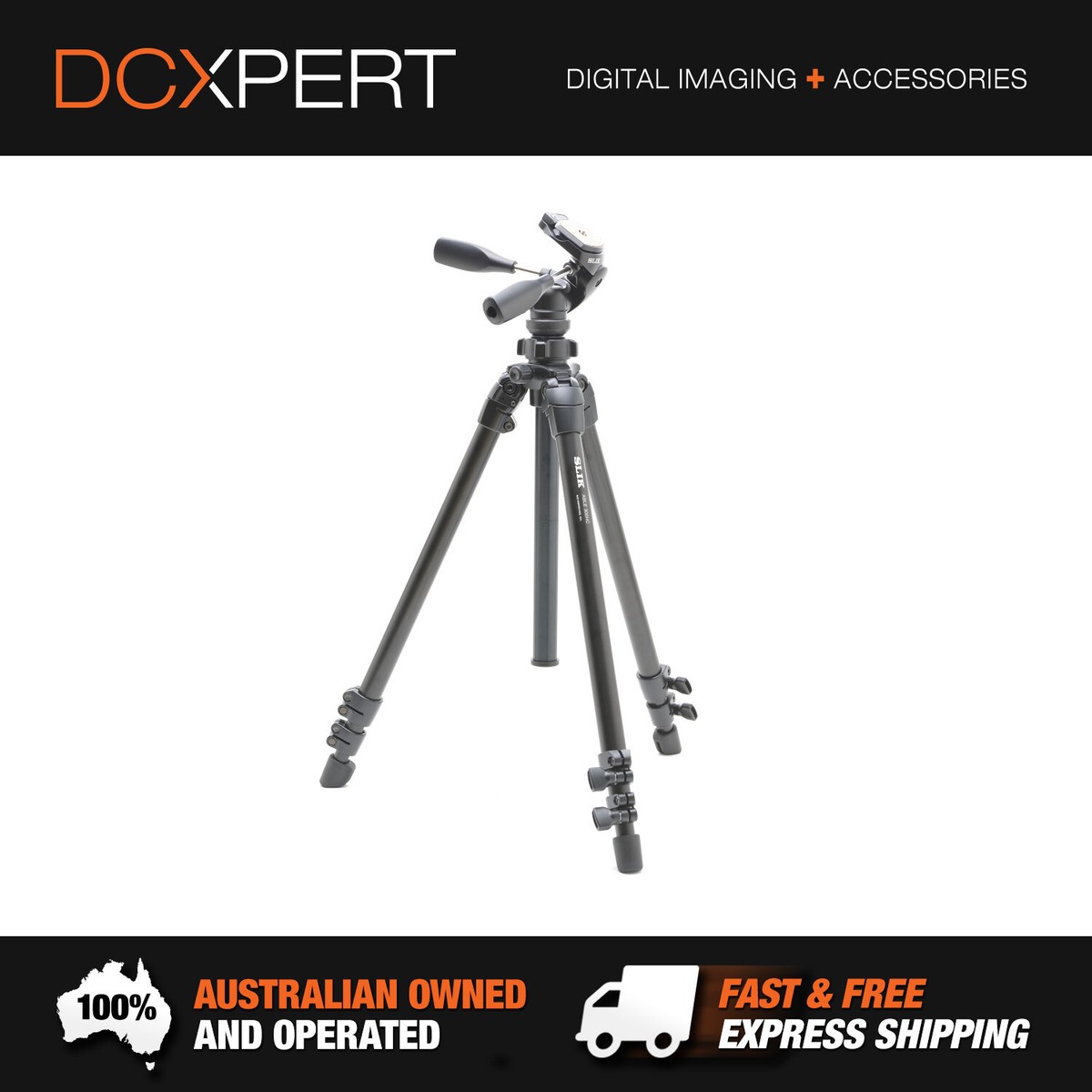 SLIK ABLE 300DX TRIPOD WITH 3-WAY PAN/TILT HEAD (6153680)