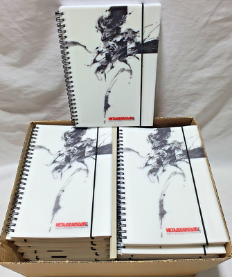 Metal Gear Solid 4 Guns of the Patriots Checkered Notebook Konami Original NEW