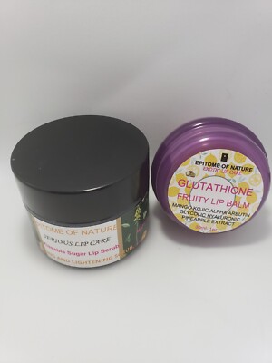 GLUTATHIONE Fruity LIPS SET | Glycolic Acid| Alpha Arbutin | Lactic Acid  |White