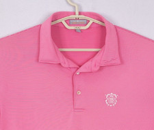 Peter Millar Polo Shirt Summer Comfort Men Size XL Golf Striped Performance