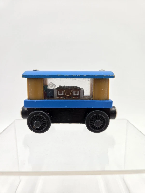  trem ferroviário de madeira museu sodor carro joia 