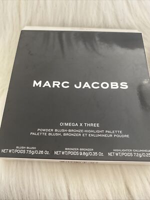Marc Jacobs O!Mega X Three Omega Powder Blush-Bronze-Highlight Palette