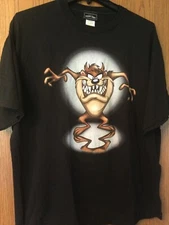 Taz (Looney Tunes) - Black Shirt - 2X - Classic Looney Tunes 