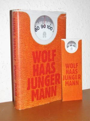 Wolf Haas  - Junger Mann - Mit originalem Lesezeichen - Erstauflage - gebunden