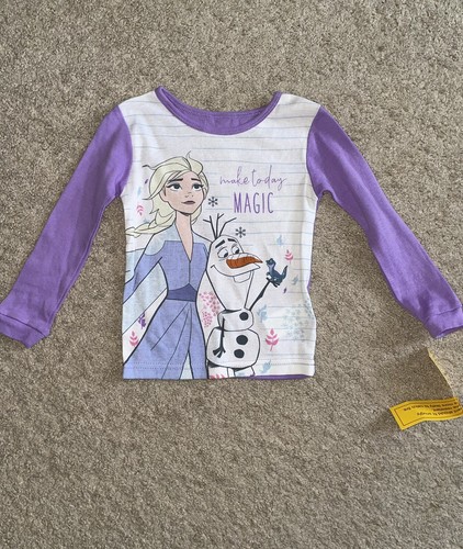 Little Girl’s Frozen Elsa Pajama Top Shirt Size 4T - Picture 2 of 4