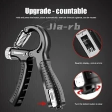 Hand Grip Strengthener Strength Gripper Finger Exerciser Forearm Power Trainer