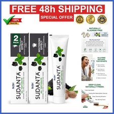 Sri Sri Tattva Sudanta Charcoal Toothpaste Gel - Fluoride Free Herbal