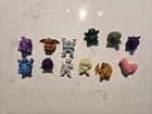 Pokemon Lot Of 12 Vintage 1999 Toy Island Nintendo 3D Erasers