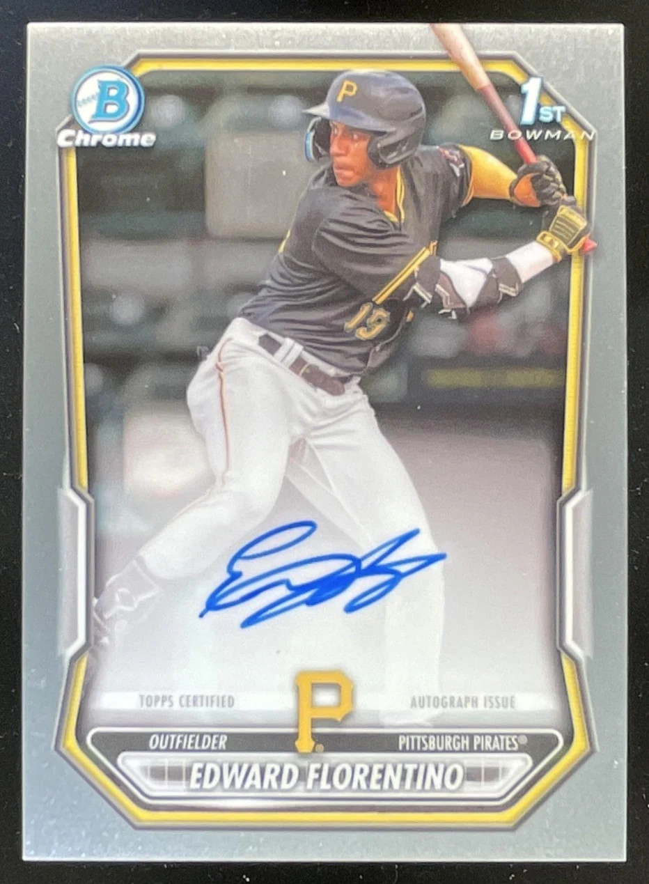 2026 Bowman Chrome Prospect Autograph #CPA-EF Edward Florentino RC Auto