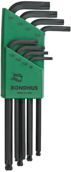Bondhus LTX8 8-Er Set. Torx WinkelschlüSsel Ballstar Mit Kugelkopf - T9-T40-image