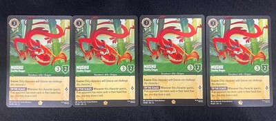 Mushu Stealthy Dragon 97/207 Legendary X4 Disney Lorcana Attack of the Vine! Set