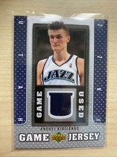 2007-2008 Upper Deck Andrei Kirilenko Game Jersey Card GJ-AK