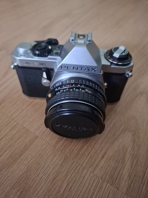 Vintage pentax ME super with 50mm lens