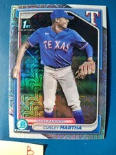 2024 Bowman Chrome MOJO Refractor Curley Martha #BCP-168 Texas Rangers