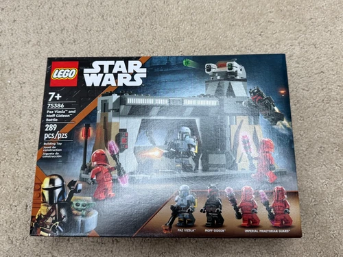 Lego Star Wars Paz Vizsla and Moff Gideon Battle Set # 75386 Sealed New