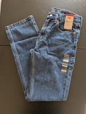 NEW Levis 505 Mens Jeans Regular Fit Straight Leg 32X34 505-4886