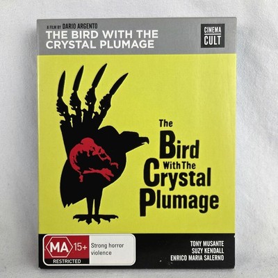 BIRD WITH THE CRYSTAL PLUMAGE  Blu-ray Dario Argento 70s Horror Slipcase Reg B 