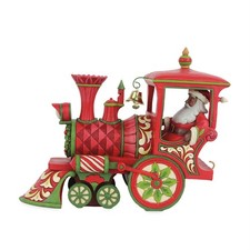 Jim Shore Heartwood Creek Christmas Train Engine Figurine AA 6012632