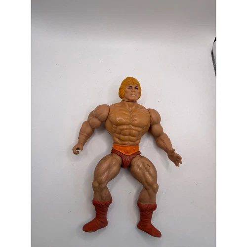 Vintage He-Man Masters of the Universe MOTU Action Figure Mattel 1980s Toy T-6