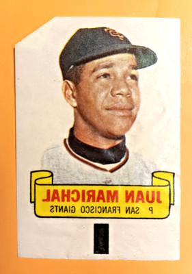 1966 Topps Rub-Offs Juan Marichal Giants