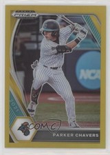 2021 Panini Prizm Draft Picks Gold Prizm 4/10 Parker Chavers #PDP196 rf2