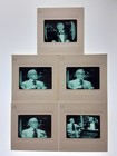 TV Screen Shots B&W George Burns on The Tonight Show: 1970's 35mm Slide LOT x5 — photo 8