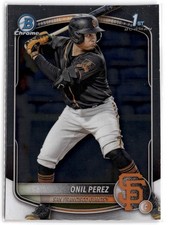 2025 Bowman Onil Perez #BCP-134 Chrome 1st Bowman San Francisco Giants
