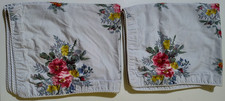 Two Vintage Ralph Lauren Nantucket Garden standard pillow shams