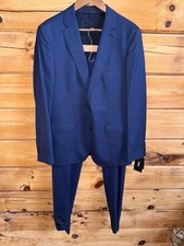 Hugo Boss Men's "Novan5/Ben2" Slim Fit 100 Wool Two Button Blazer Pant Suit Set