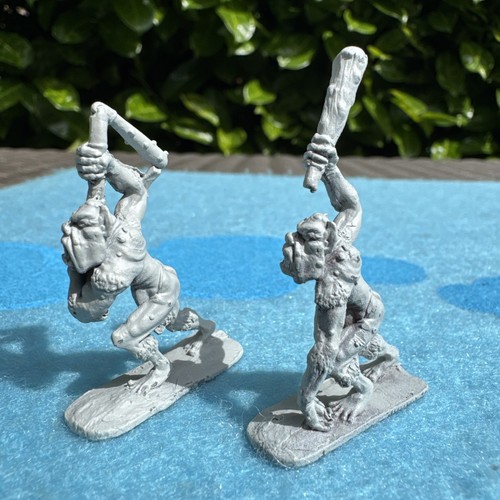 2 Trolls Job Lot Vintage Ral Partha ES63 Metal Preslotta Troll Troggoth - Picture 2 of 4