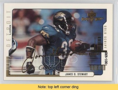 2000 Upper Deck MVP Gold Script 69/100 James Stewart #61 READ 3c7