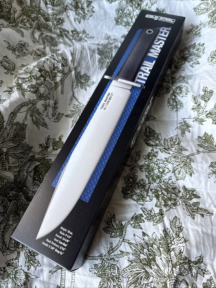 Cuchillo Bowie Cold Steel Trail Master San Mai III con funda Japón #16JSM 3773 Foto 2 de 4