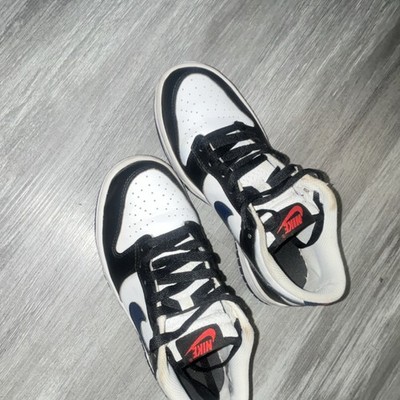 Nike Dunk High Black White Blue High Top Sneaker Rubber Sole DJ0718-400