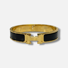 Hermes Women's Gold Clic H Bracelet