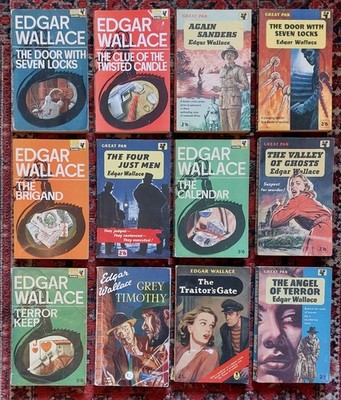 EDGAR WALLACE MYSTERIES Vintage Pan PBs - 1950s 1960s - VGC - Multibuy Discounts