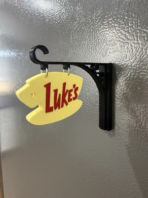 3d Printed Luke s Diner Sign Refrigerator Magnet Gilmore Girls Inspired Kitchen