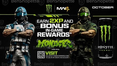 Modern Warfare 4 Monster Energy Exclusive Full Set - Ready To Use -MW4 -Warzone