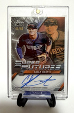 2025 Topps Chrome Black Colt Keith  Super Futures On Card Auto Encased /99